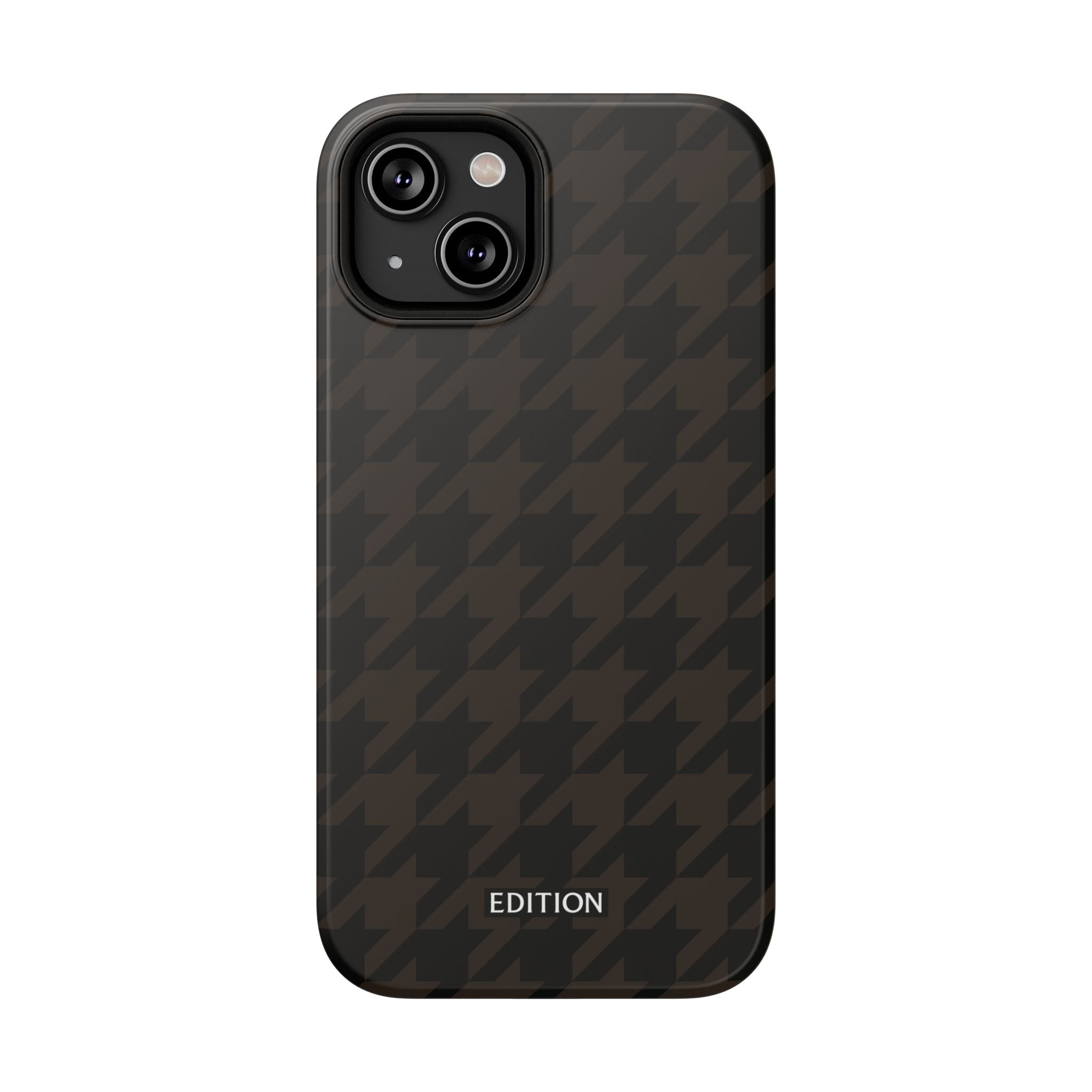 Brown Houndstooth Case