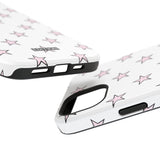 Pink and White Star Case