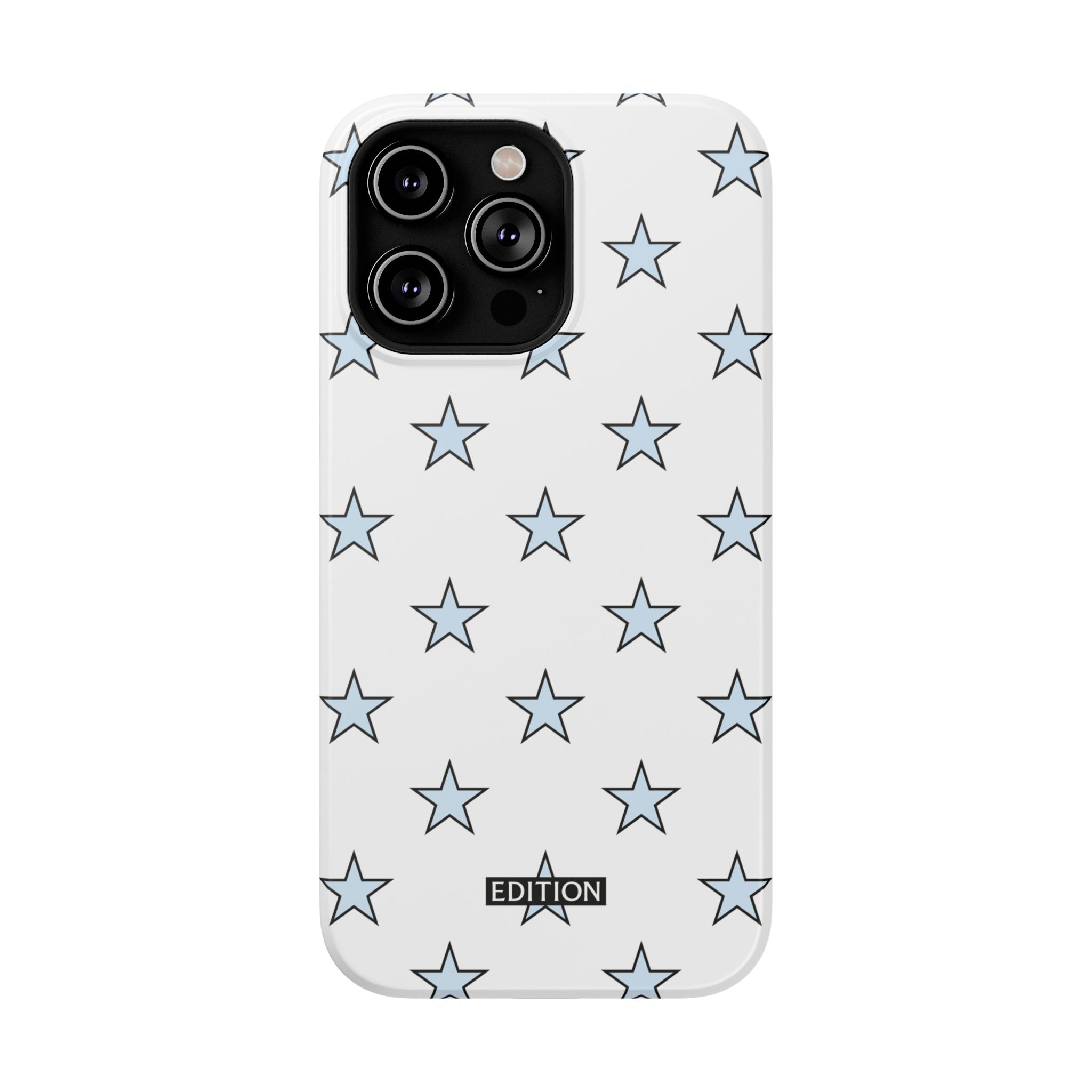 Blue and White Star Case