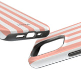 Peach Beach Stripe Case