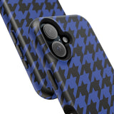 Blue Houndstooth Case