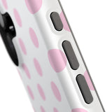 Pink and White Polka Dot Case