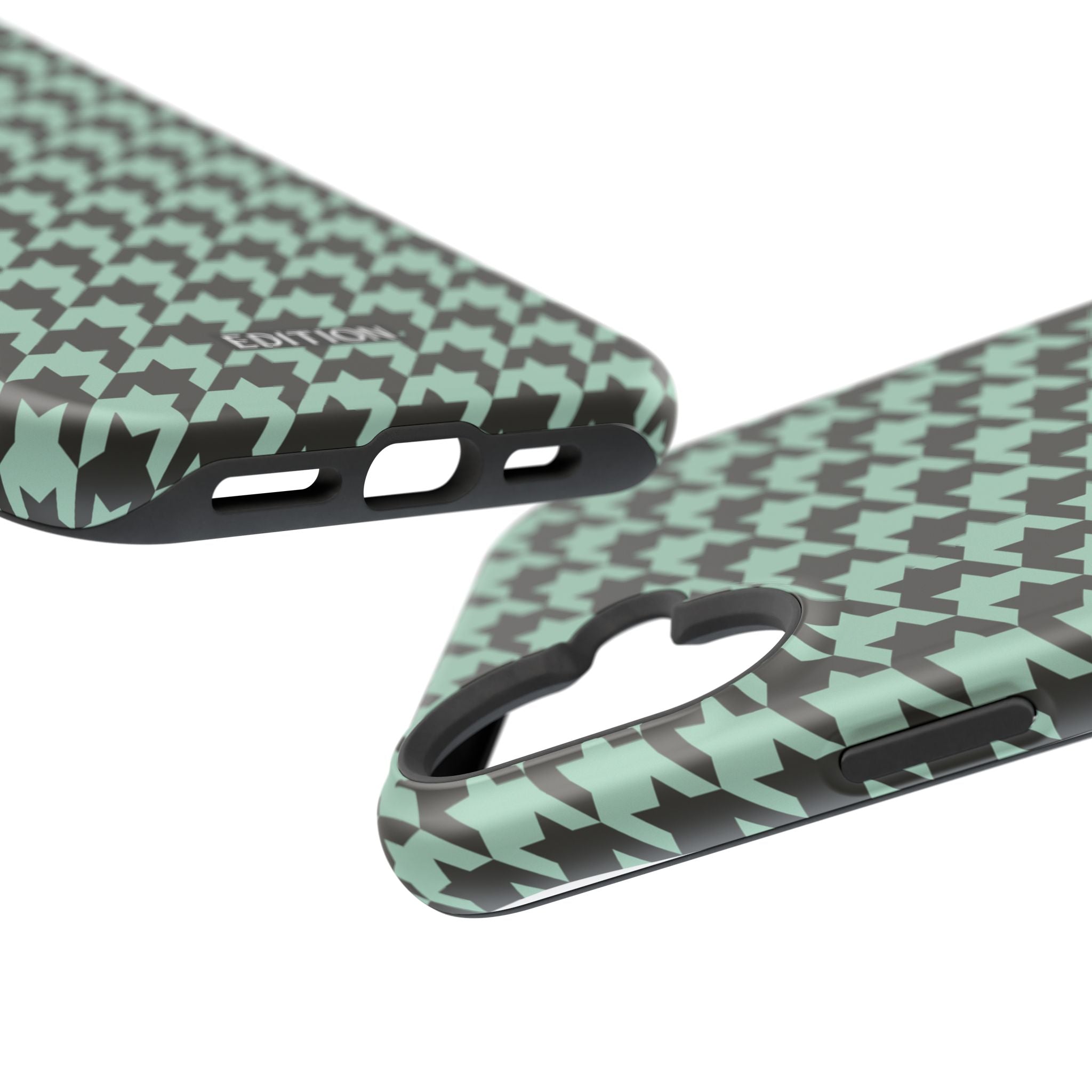 Mint Chip Houndstooth Case