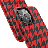 Red Houndstooth Case