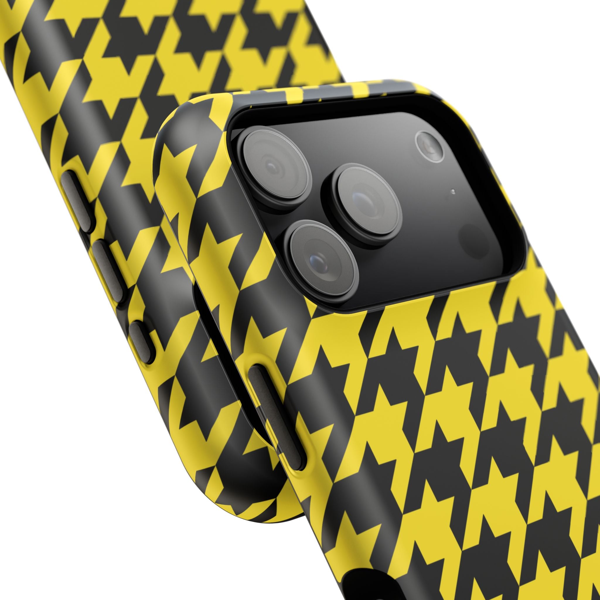 Yellow Houndstooth Case