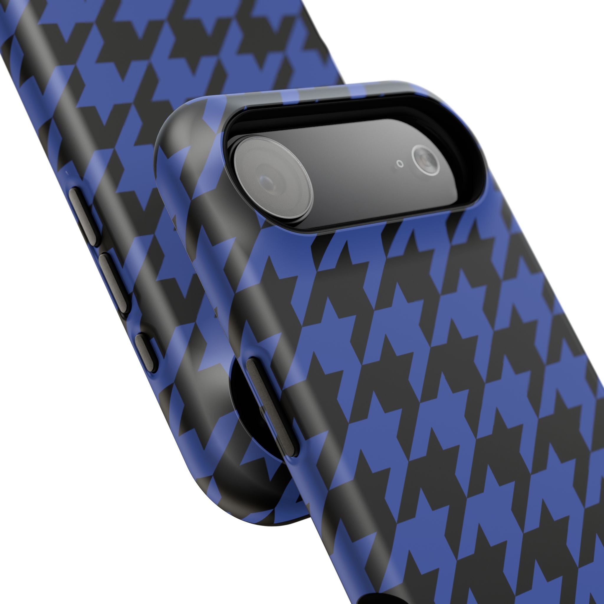 Blue Houndstooth Case