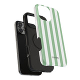 Green Beach Stripe Case
