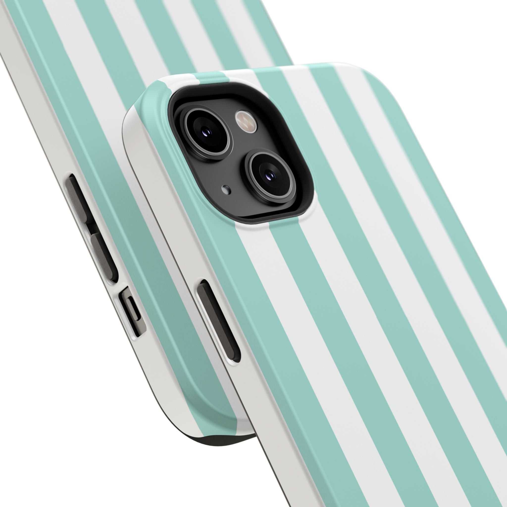 Teal Beach Stripe Case