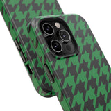 Green Houndstooth Case