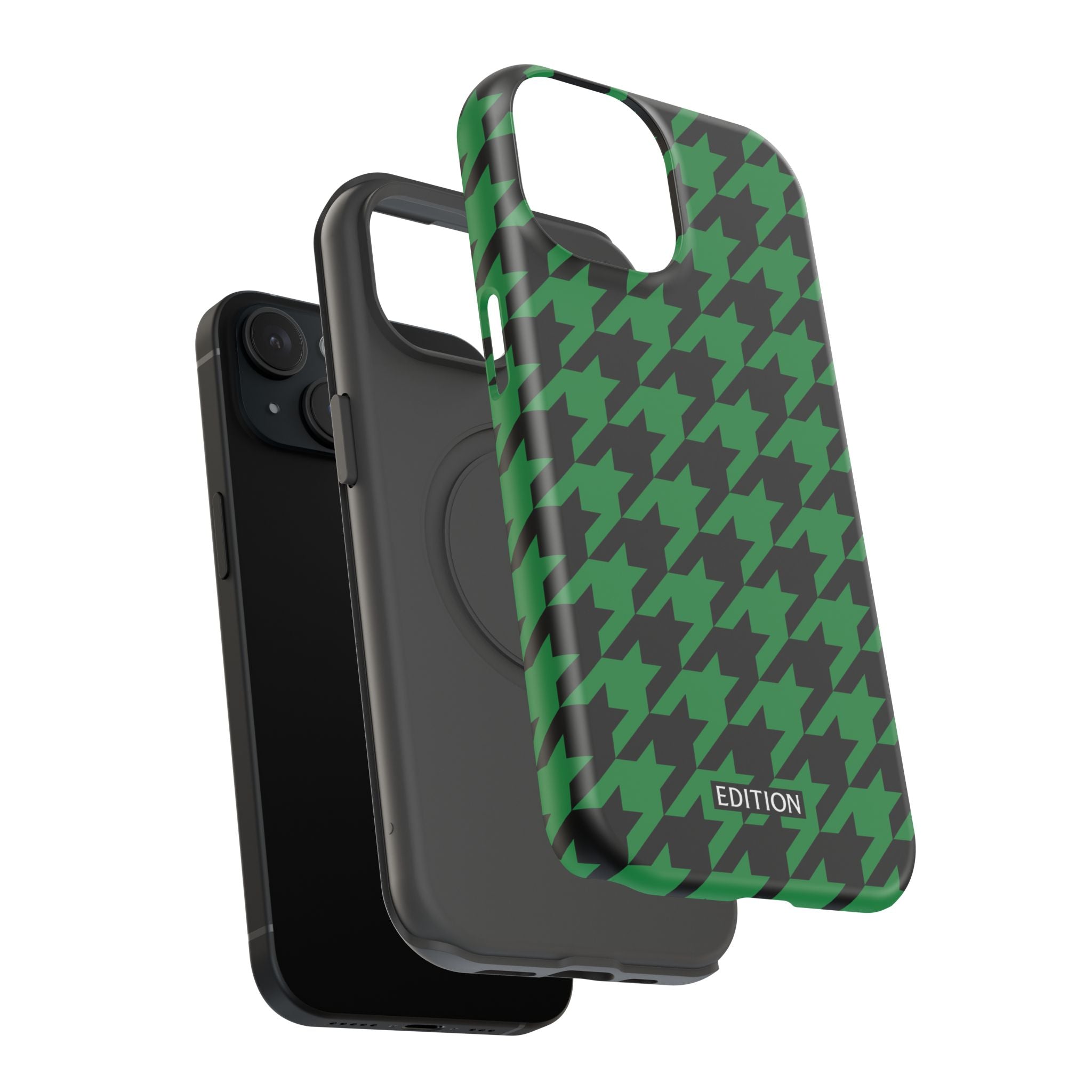 Green Houndstooth Case