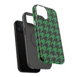 Green Houndstooth Case