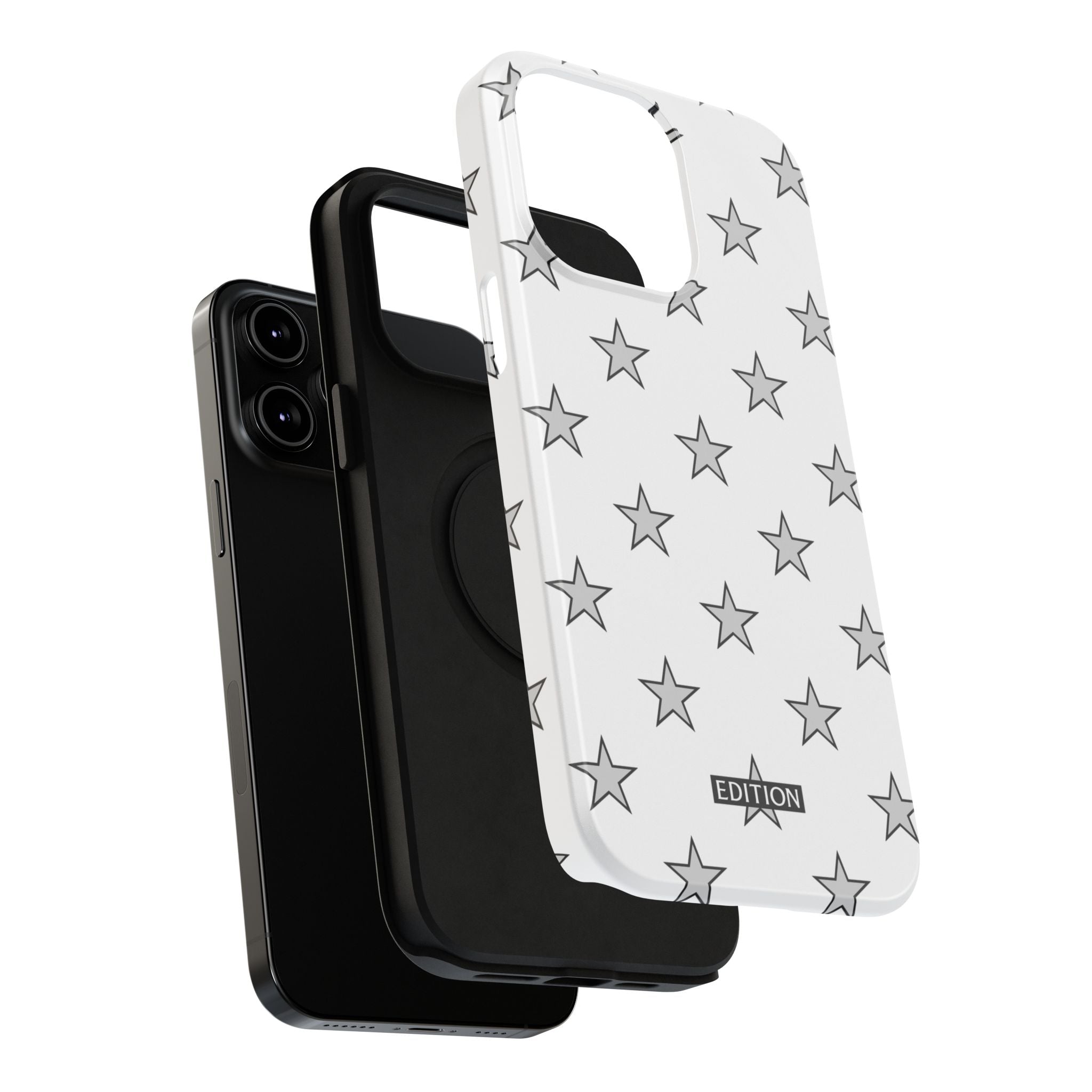 Grey and White Star Case