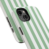 Green Beach Stripe Case