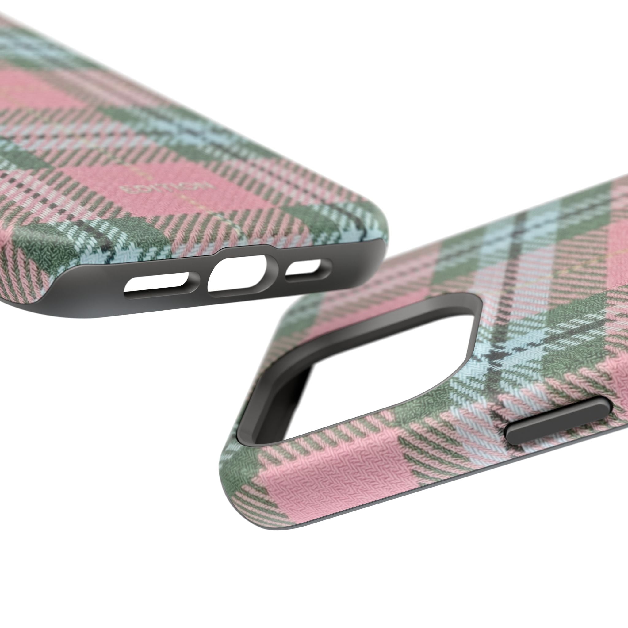 Baby Pink Plaid Case
