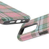 Baby Pink Plaid Case