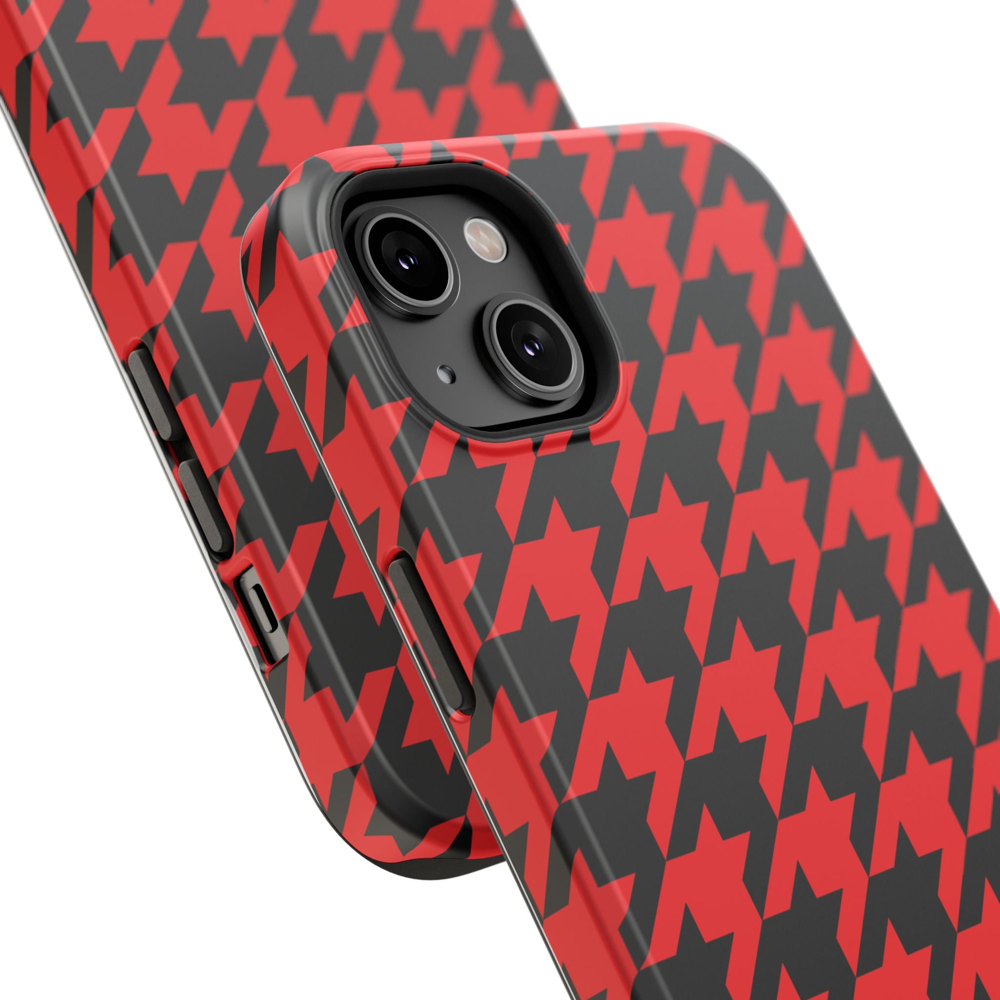Red Houndstooth Case