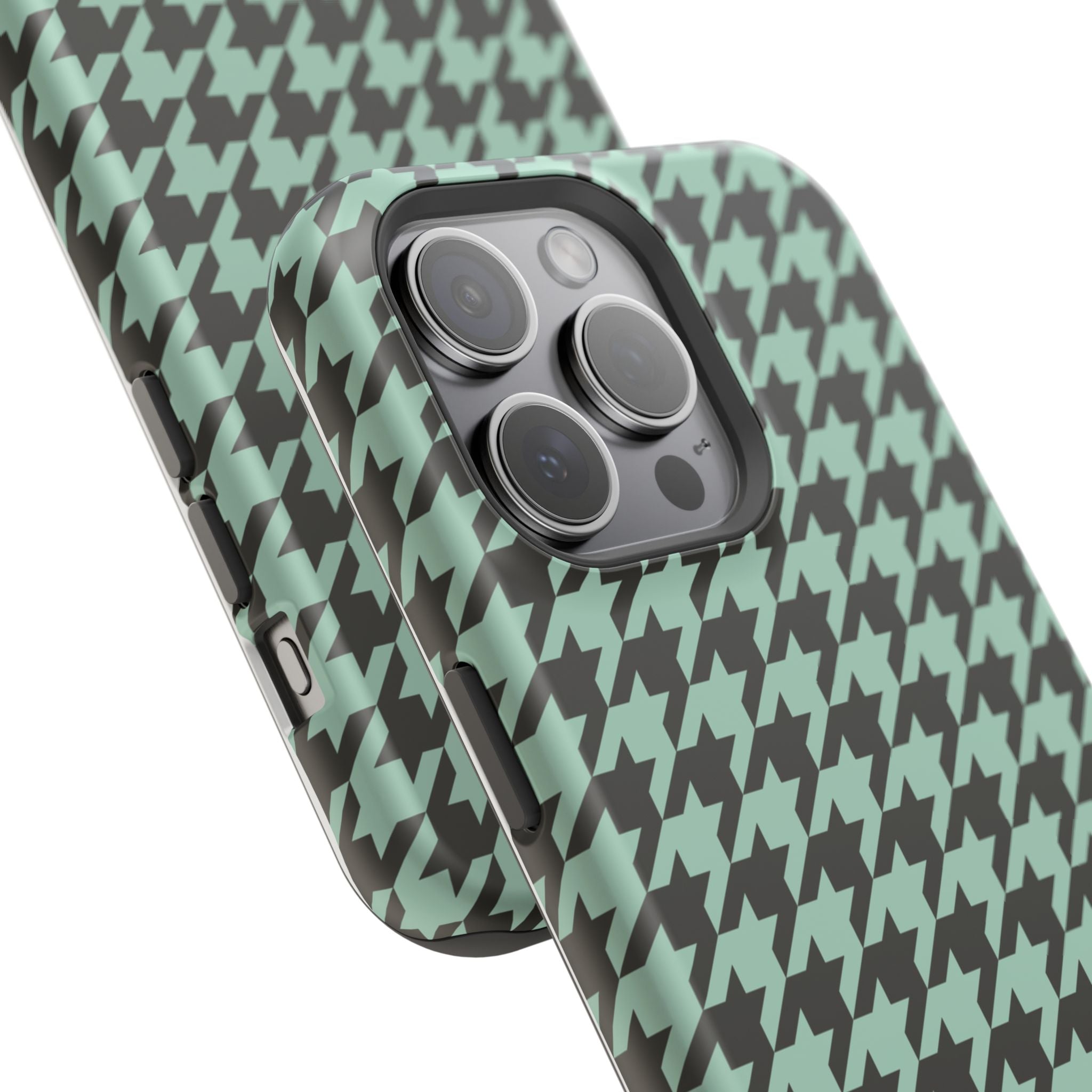 Mint Chip Houndstooth Case