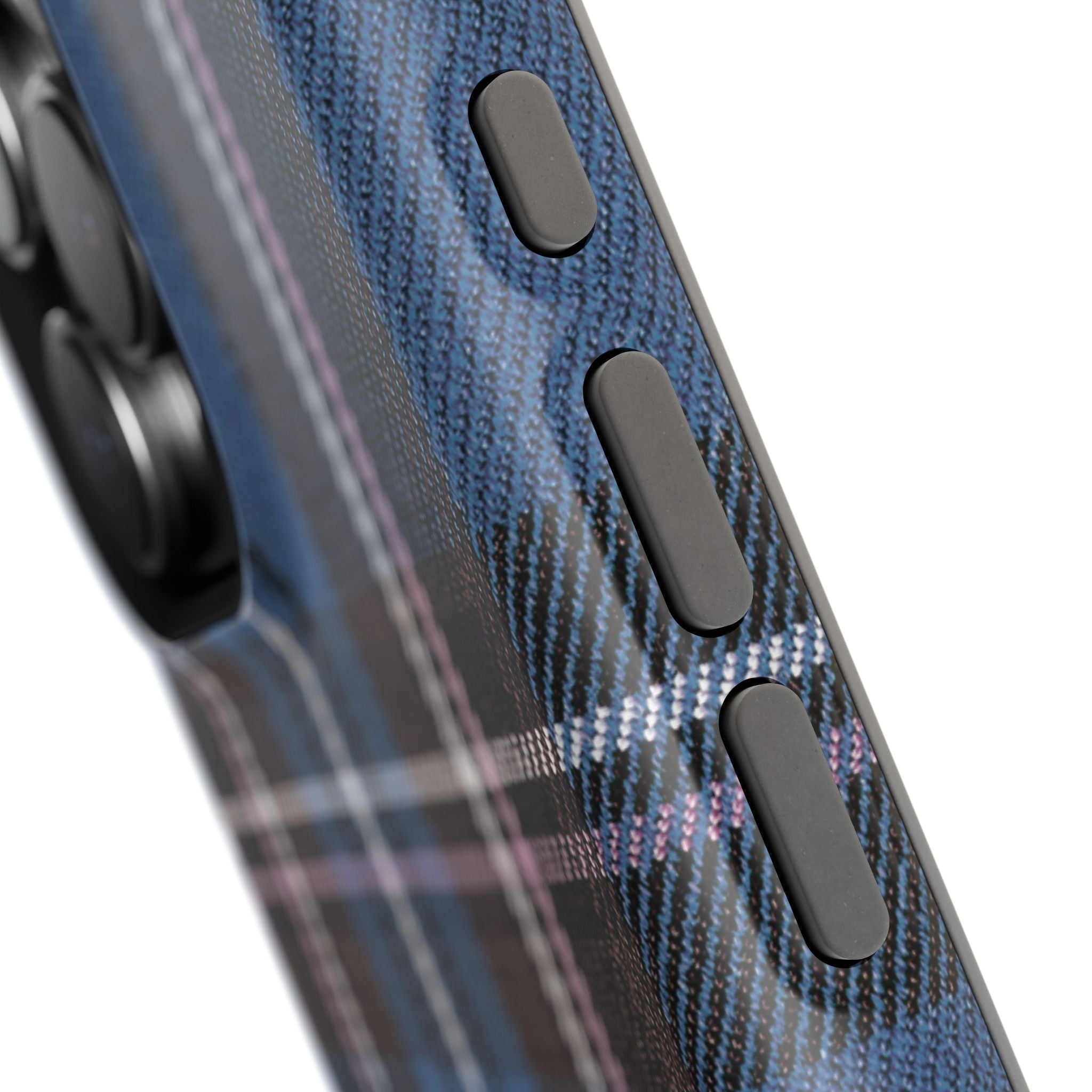 Blue and Pink Plaid Case