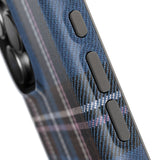 Blue and Pink Plaid Case