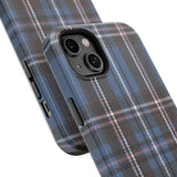 Blue and Pink Plaid Case