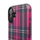 Hot Pink and Navy Plaid Case