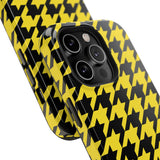 Yellow Houndstooth Case