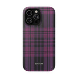 Black and Pink Plaid Case
