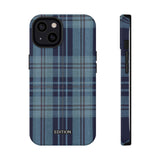 Navy Plaid Case
