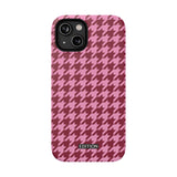 Raspberry Sorbet Houndstooth Case