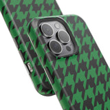 Green Houndstooth Case