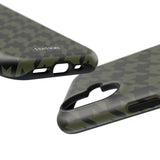 Army Green Houndstooth Case