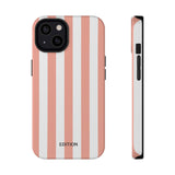 Peach Beach Stripe Case