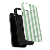 Green Beach Stripe Case