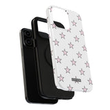 Pink and White Star Case