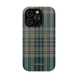 Green and Blue Plaid Case