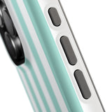 Teal Beach Stripe Case
