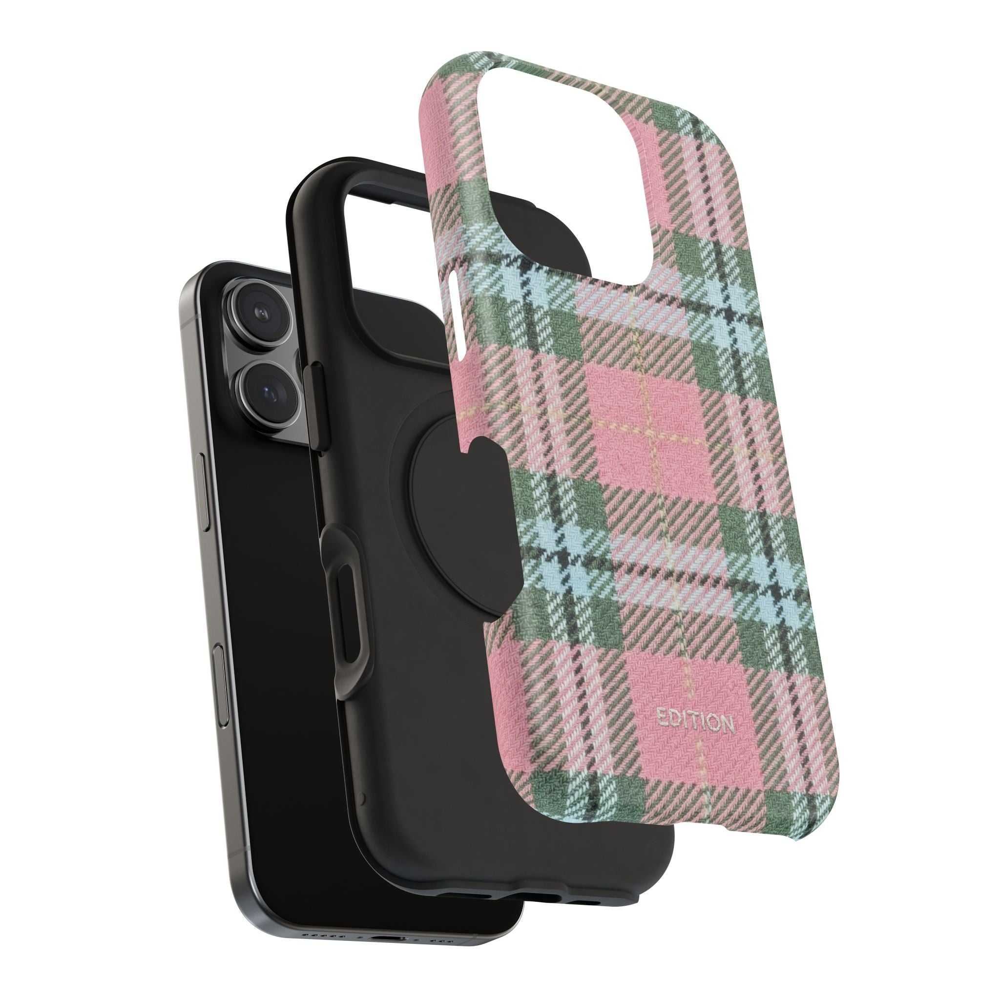 Baby Pink Plaid Case