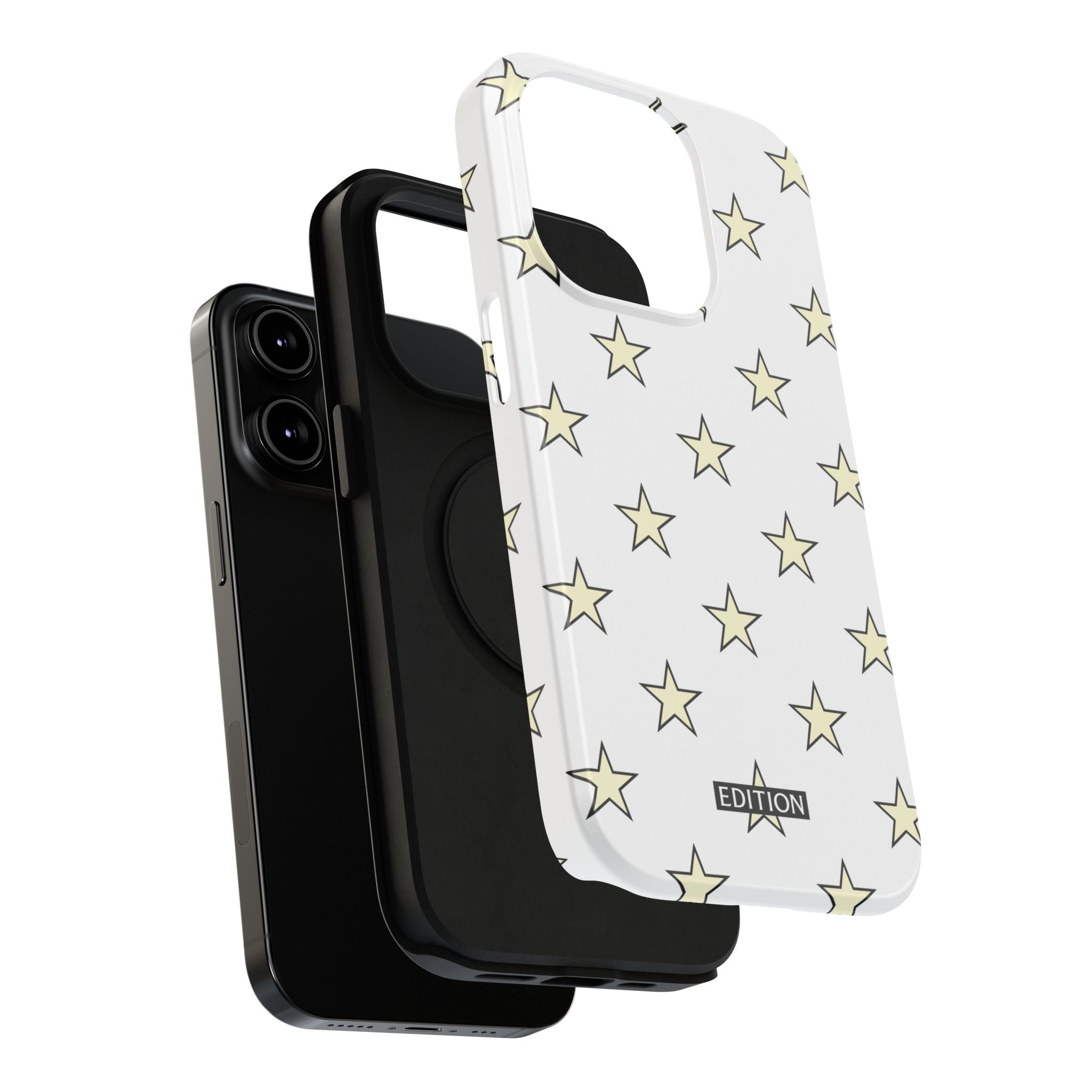 Yellow and White Star Case