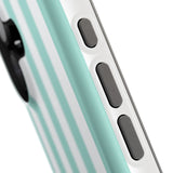 Teal Beach Stripe Case