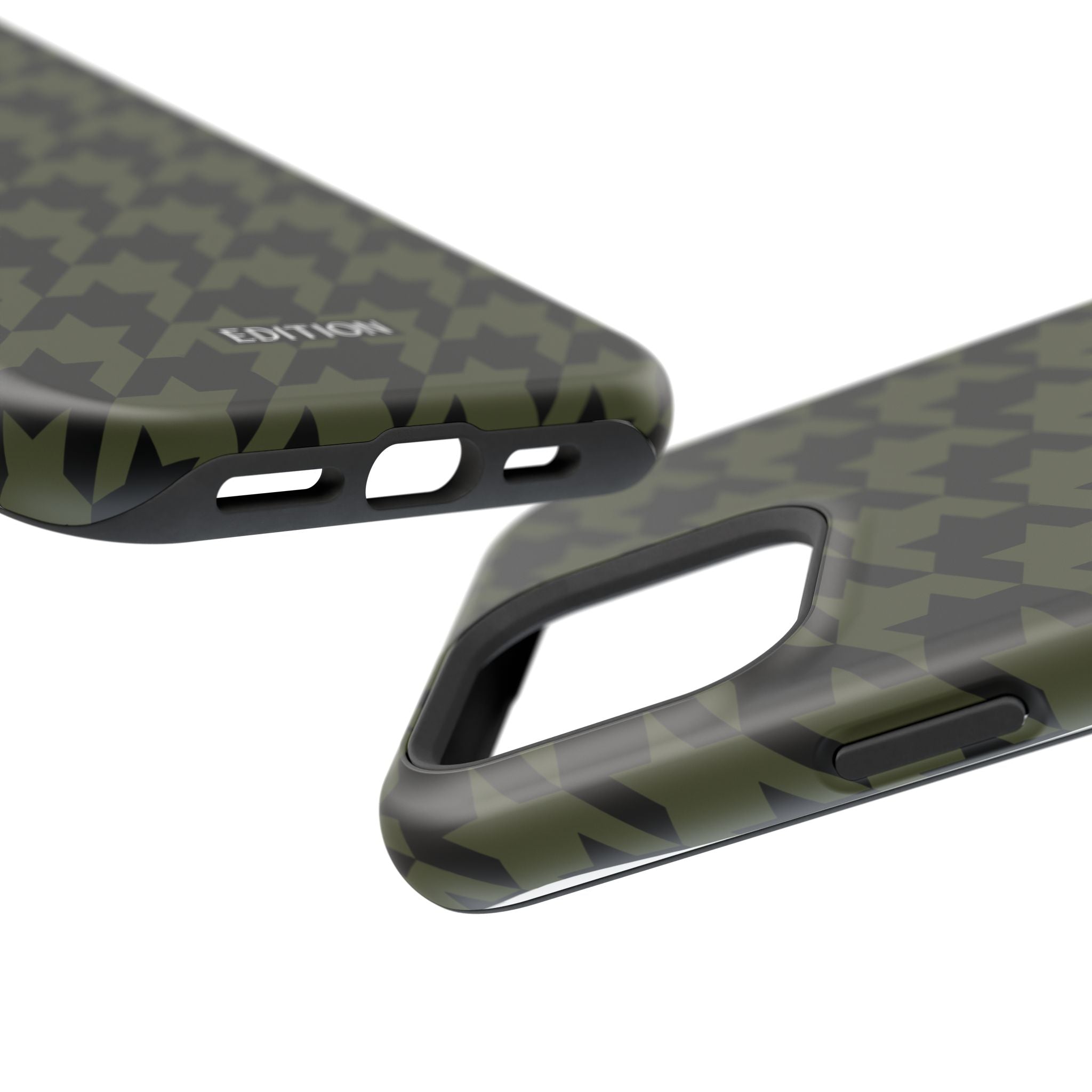 Army Green Houndstooth Case