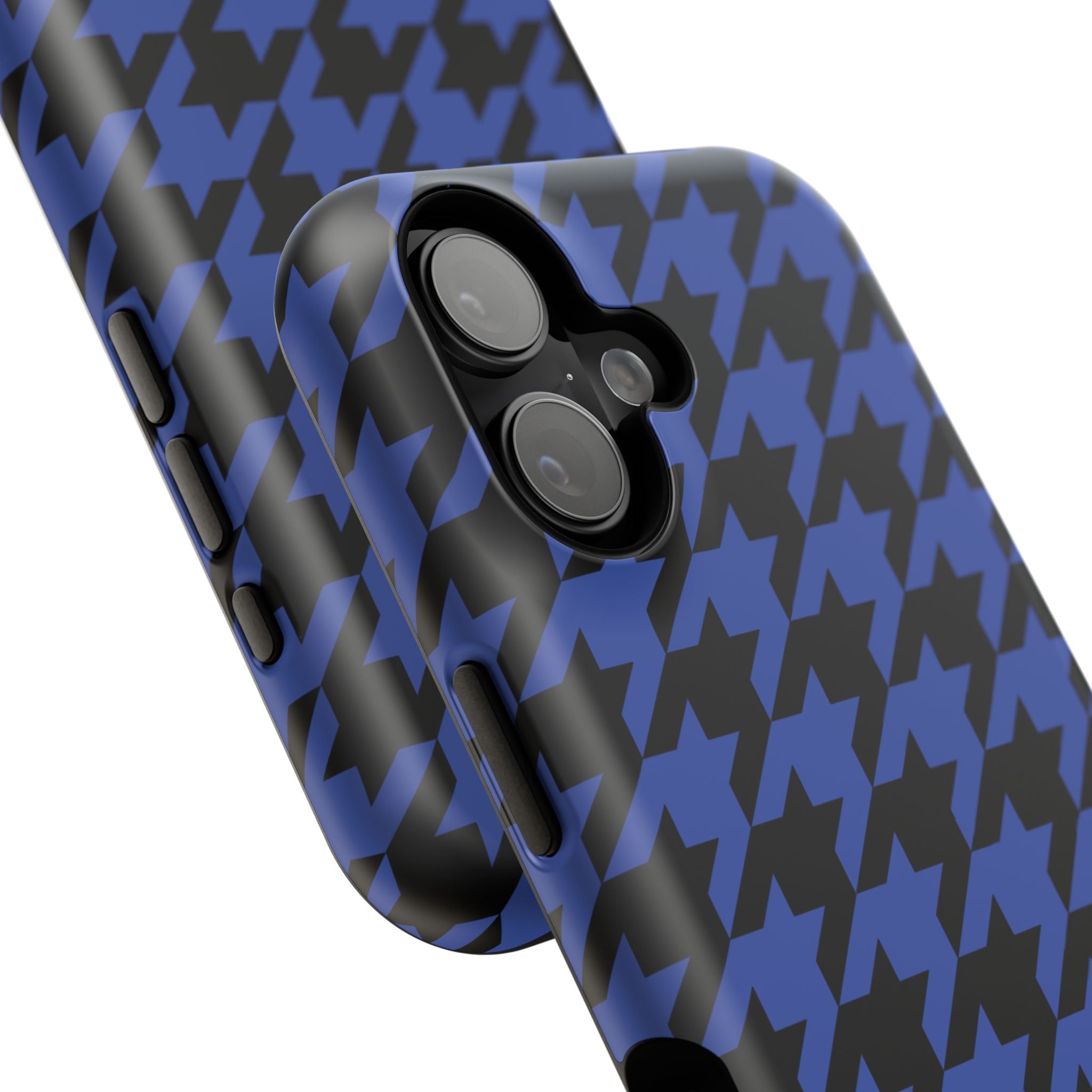 Blue Houndstooth Case