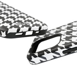 Black and White Houndstooth Case