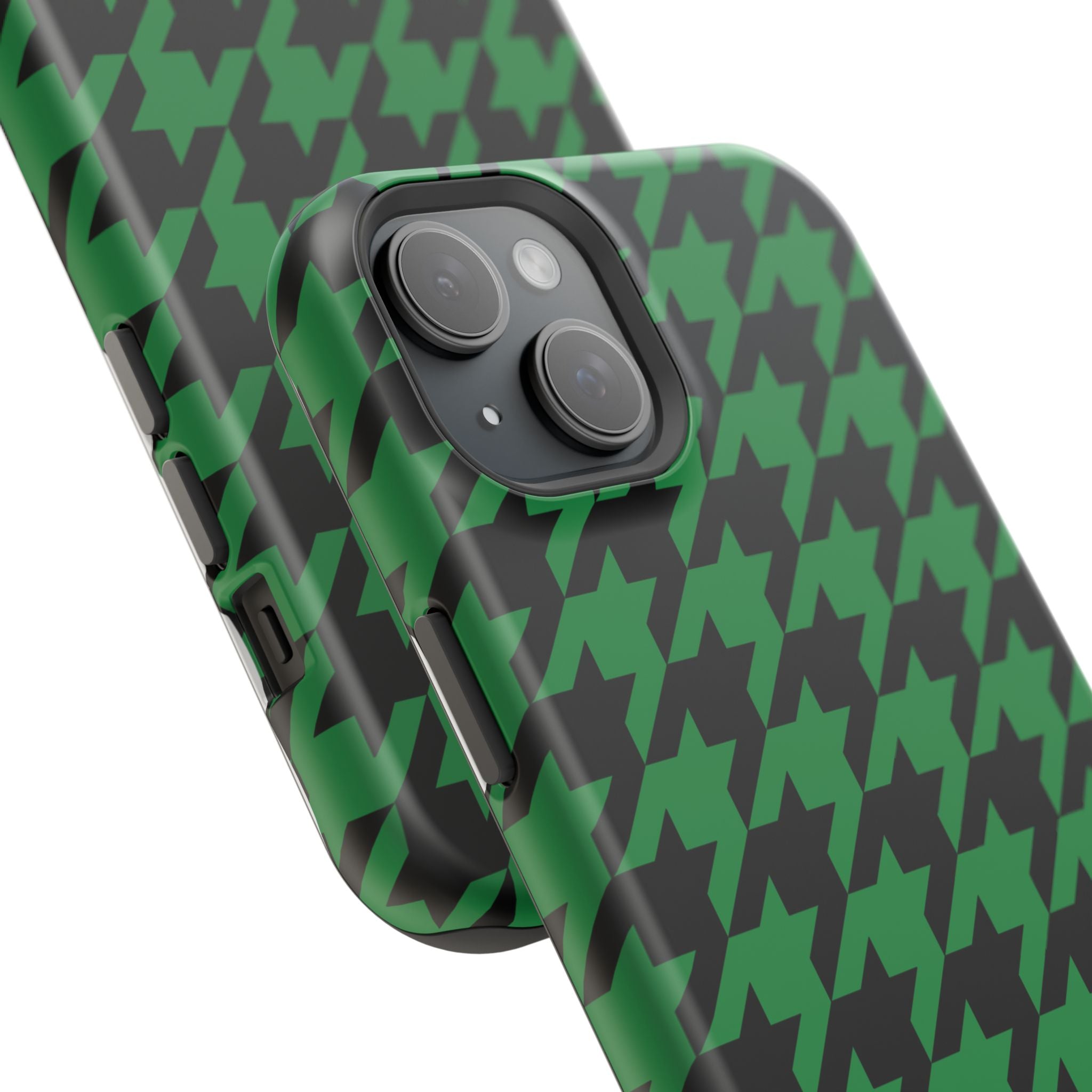 Green Houndstooth Case