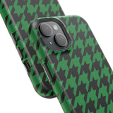 Green Houndstooth Case