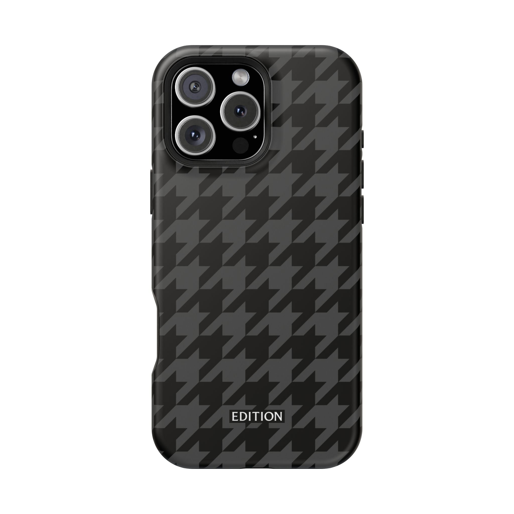 Grey Houndstooth Case