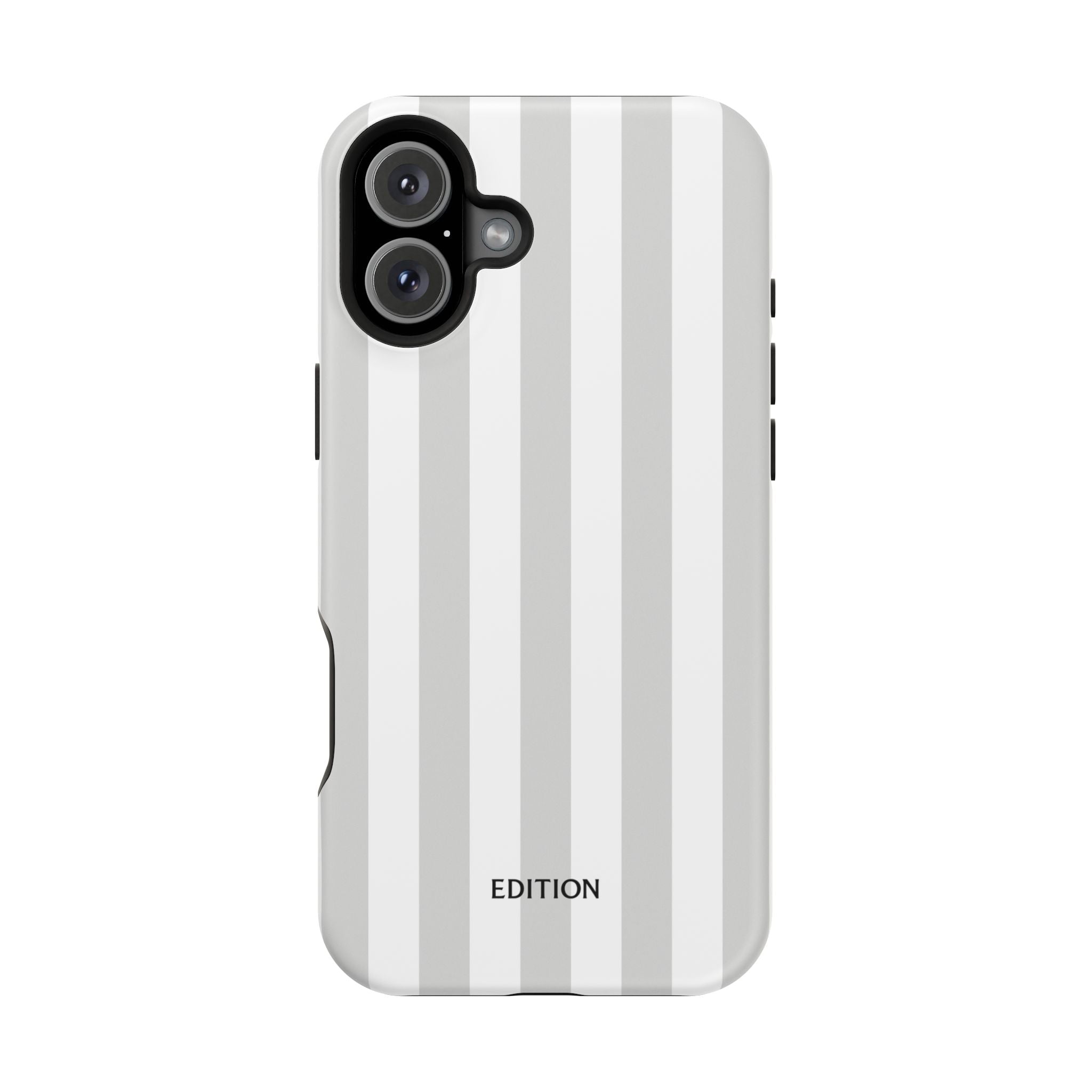 Grey Beach Stripe Case