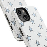 Blue and White Star Case