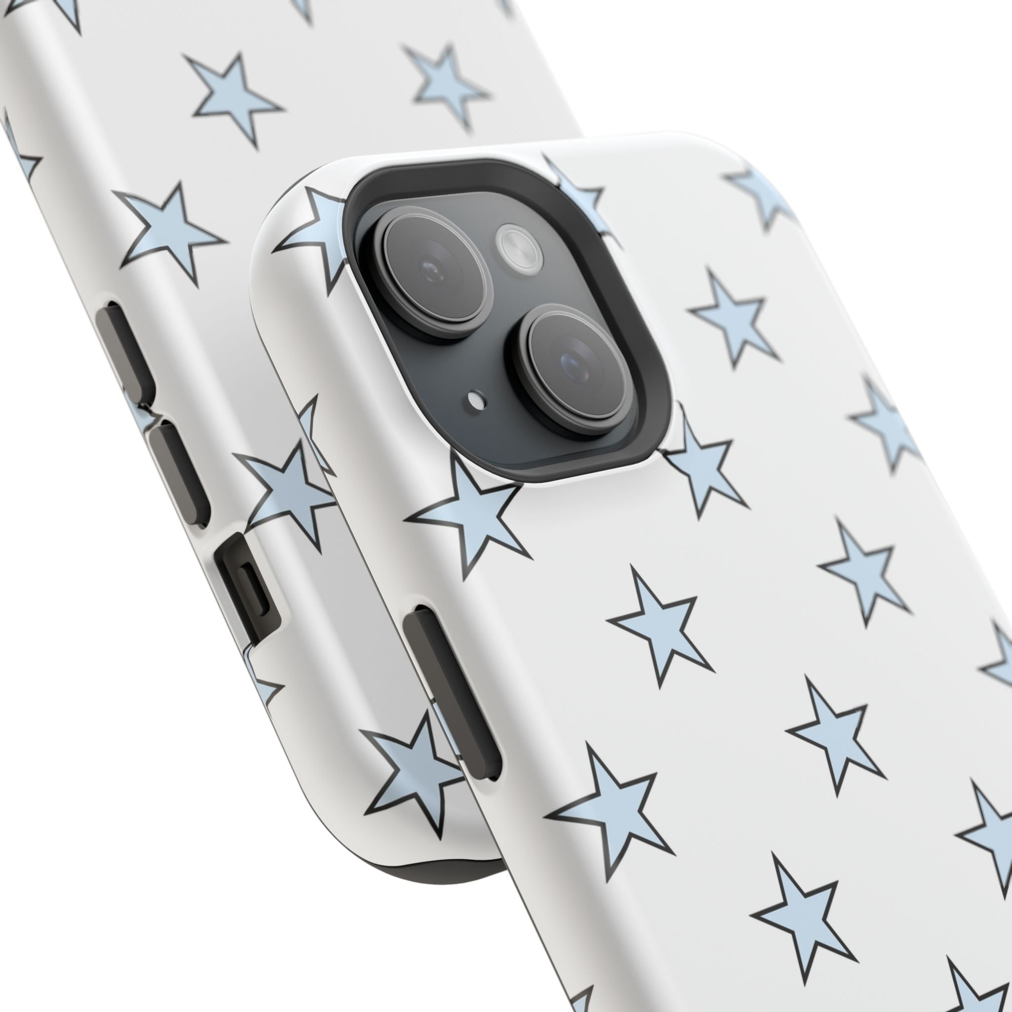Blue and White Star Case