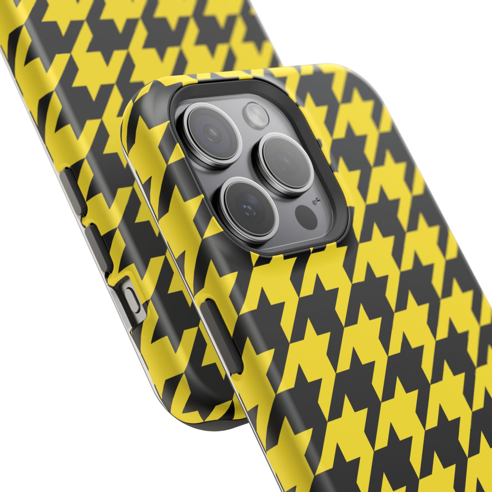 Yellow Houndstooth Case
