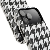 Black and White Houndstooth Case